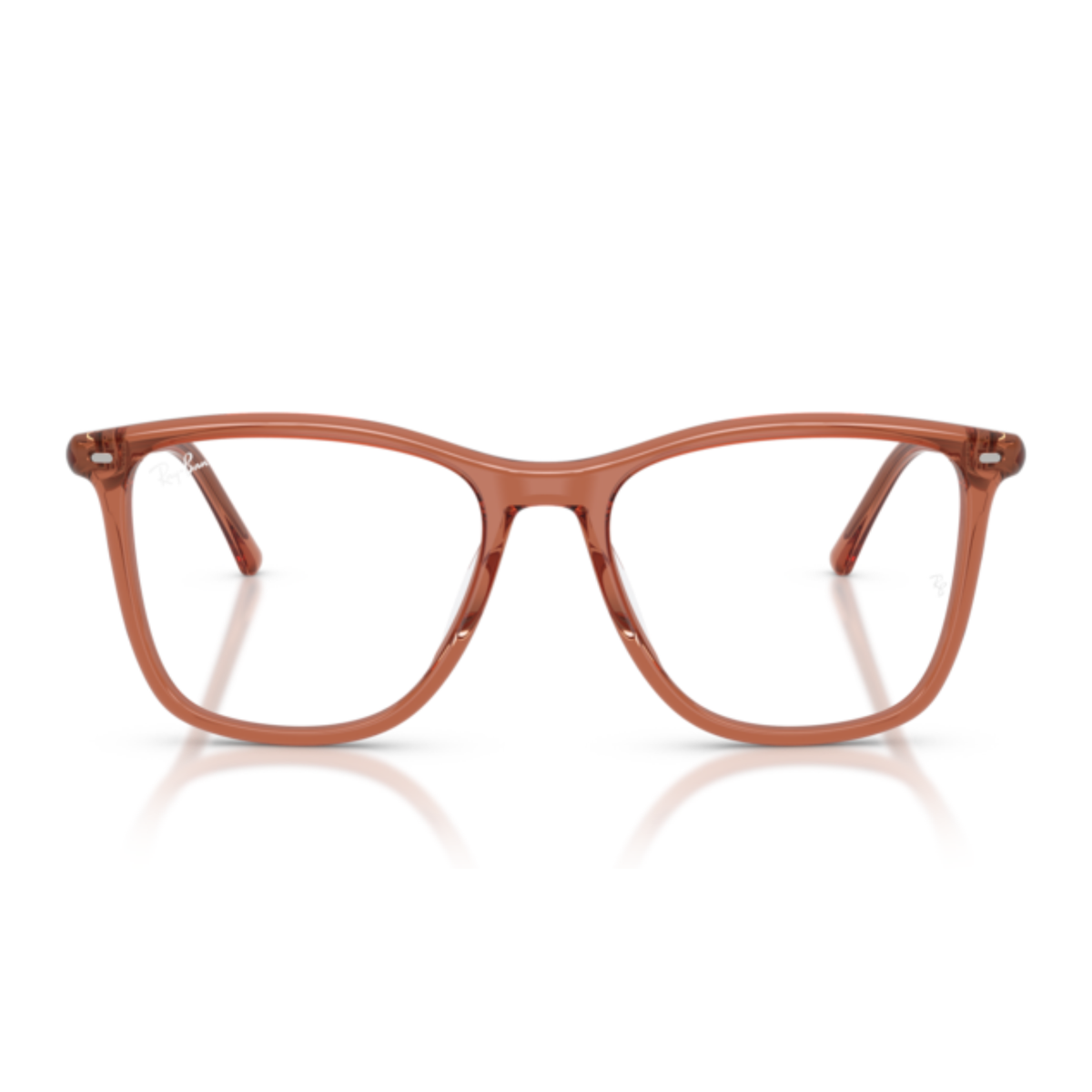 Lentes Oftálmicos Ray-Ban RX5455 Transparent Brown Café Unisex Café