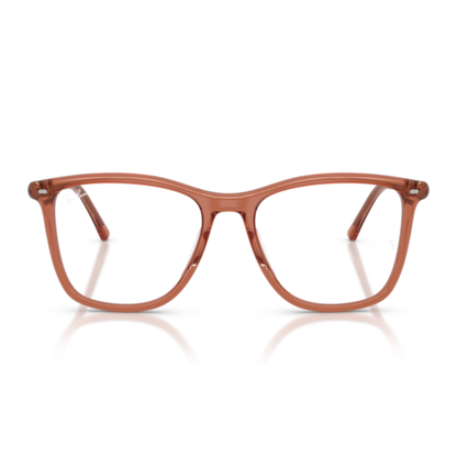 Lentes Oftálmicos Ray-Ban RX5455 Transparent Brown Café Unisex Café