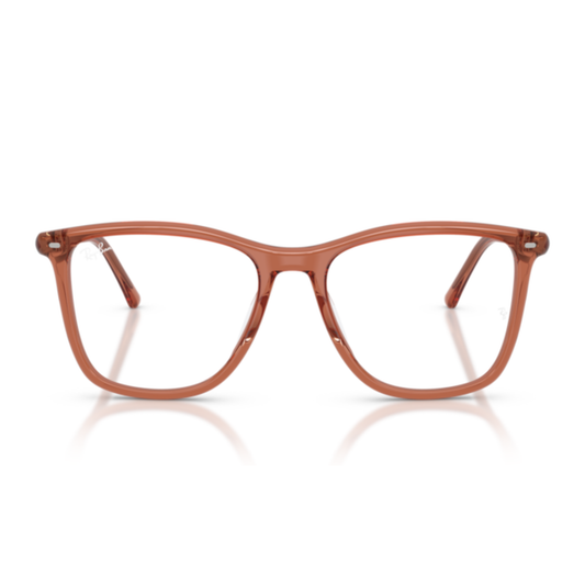 Lentes Oftálmicos Ray-Ban RX5455 Transparent Brown Café Unisex Café