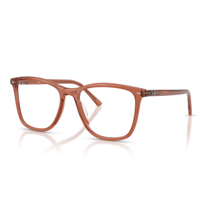 Lentes Oftálmicos Ray-Ban RX5455 Transparent Brown Café Unisex Café