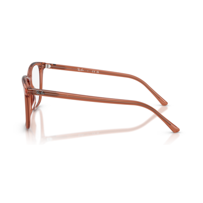 Lentes Oftálmicos Ray-Ban RX5455 Transparent Brown Café Unisex Café