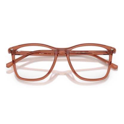Lentes Oftálmicos Ray-Ban RX5455 Transparent Brown Café Unisex Café