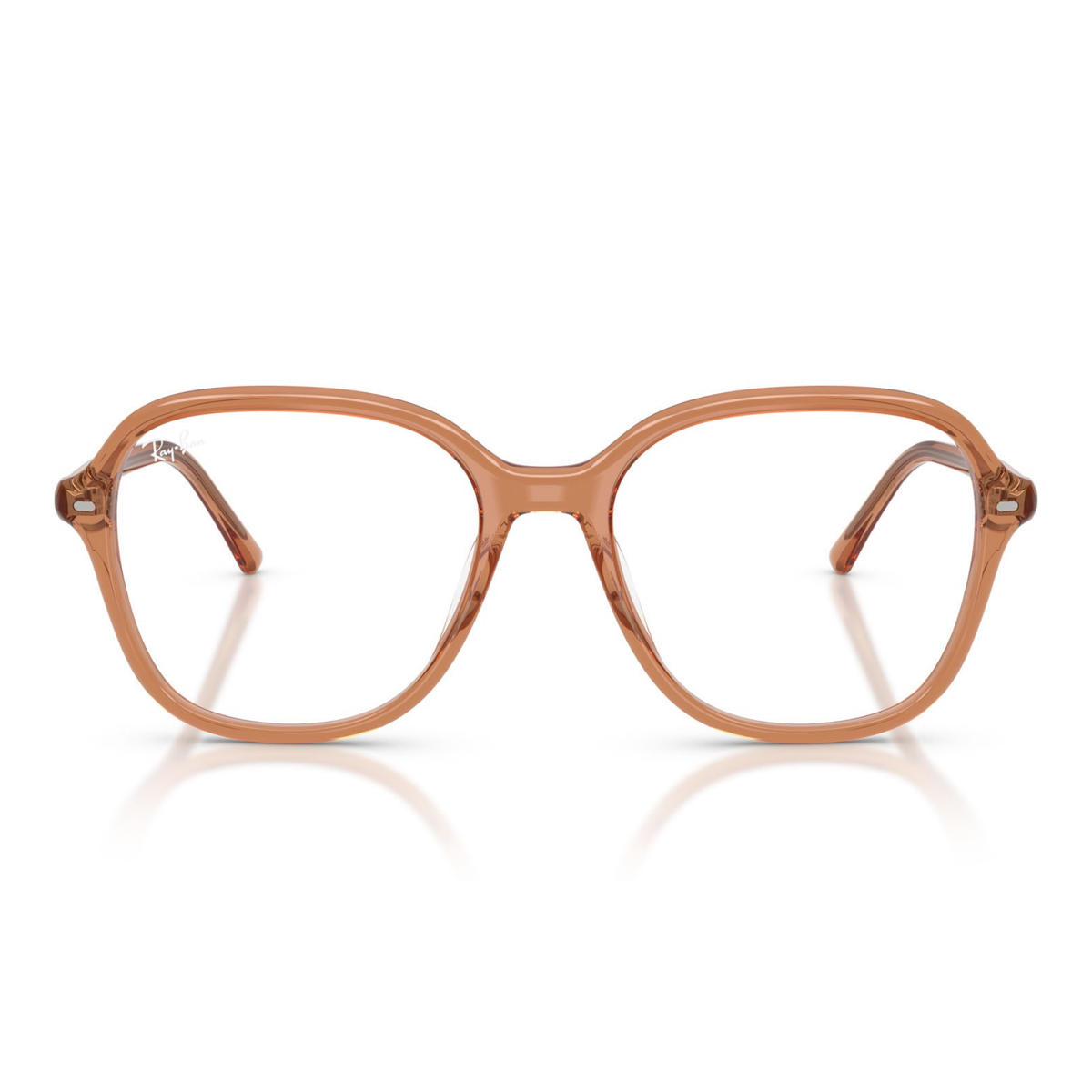 Lentes Oftálmicos Ray-Ban RX5456 Transparent Brown Café Unisex Café