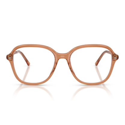 Lentes Oftálmicos Ray-Ban RX5456 Transparent Brown Café Unisex Café