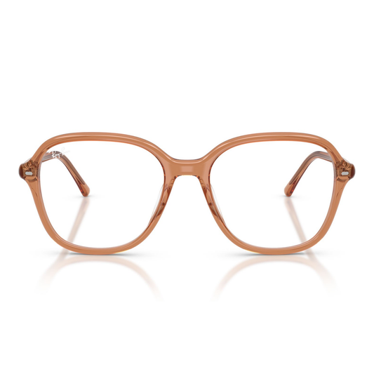 Lentes Oftálmicos Ray-Ban RX5456 Transparent Brown Café Unisex Café