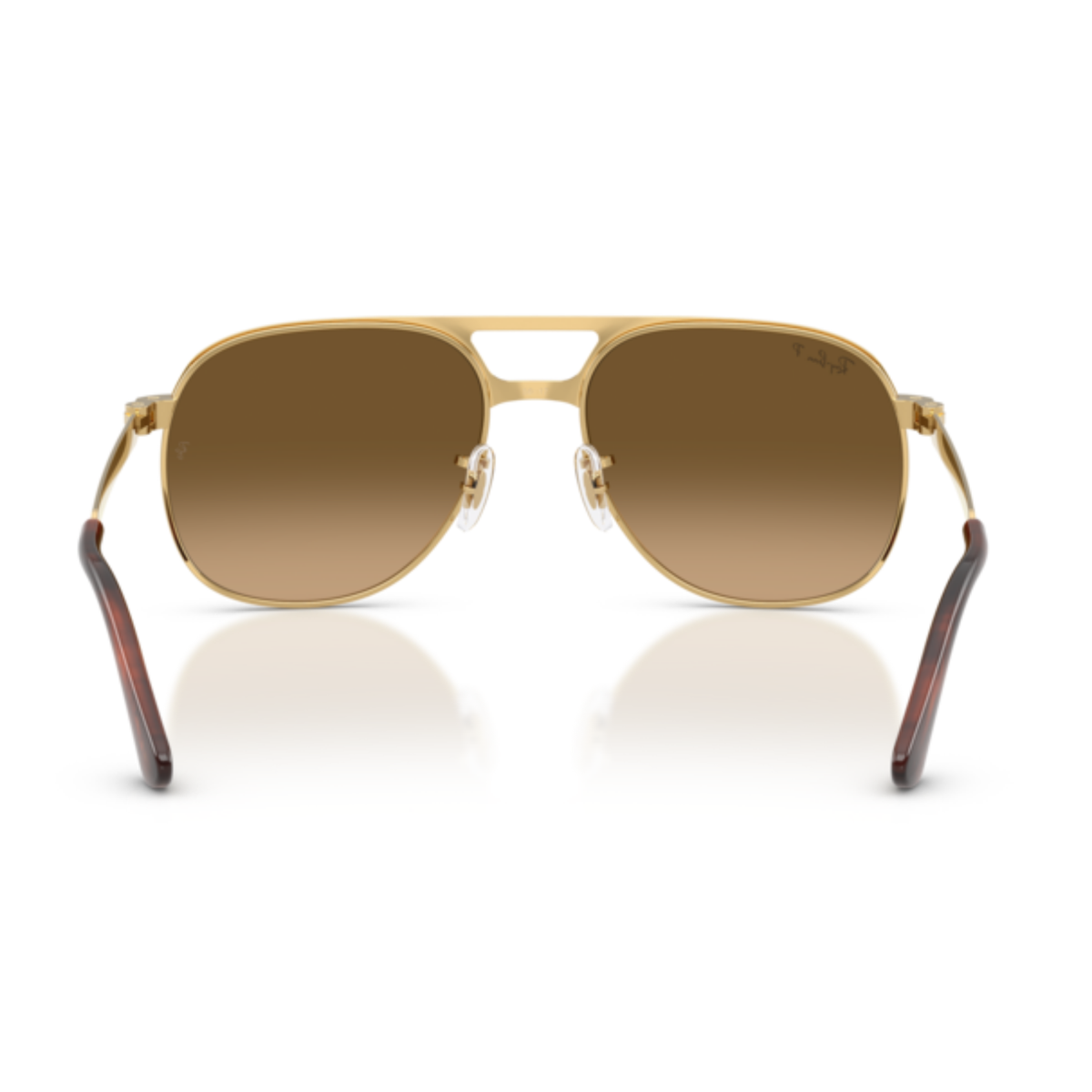Lentes De Sol Ray-Ban RB3793 Bill Max Arista Polar Brown Gradient Brown Café/Dorado