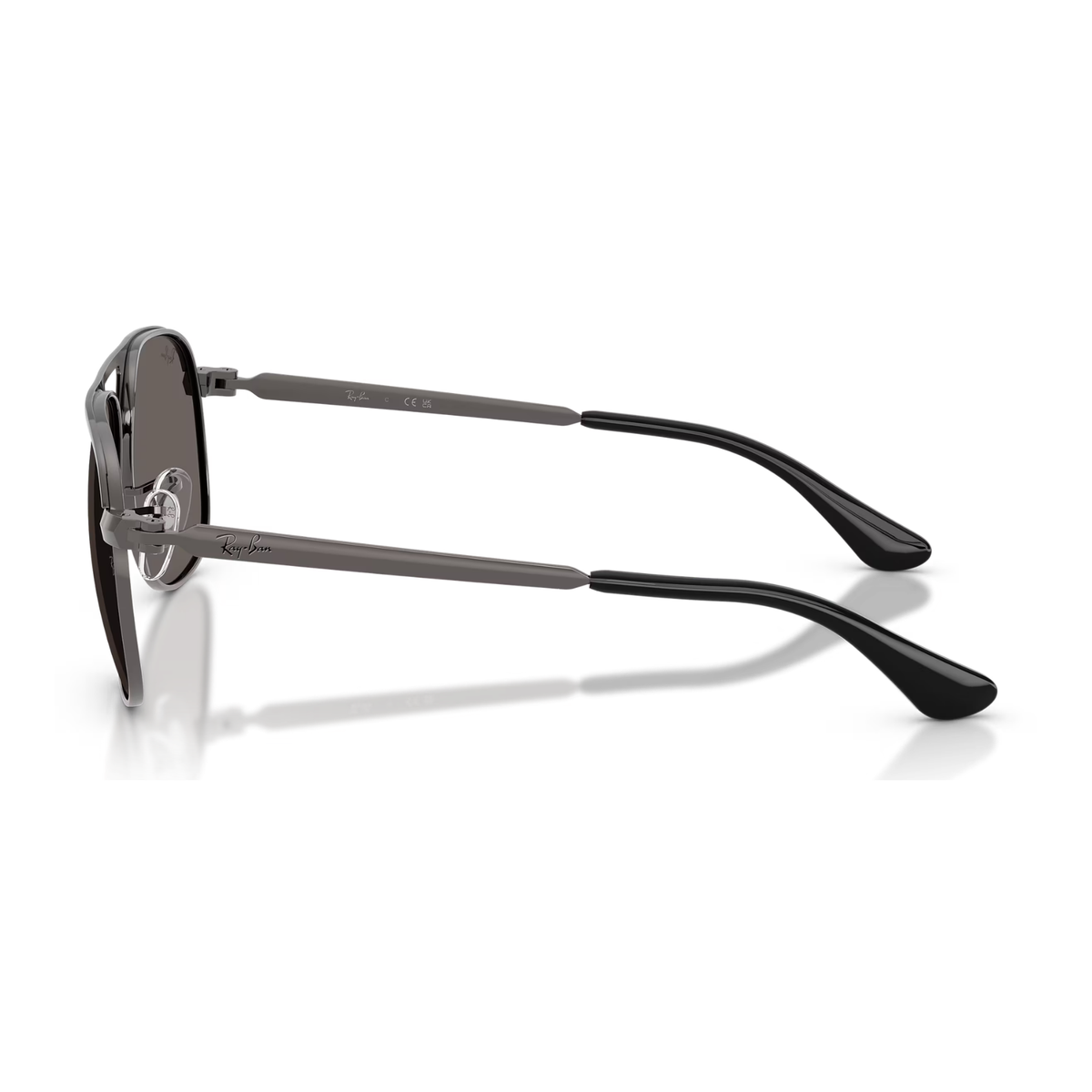 Lentes De Sol Ray-Ban RB3793 Bill Max Gunmetal Dark Grey Gris/Gris
