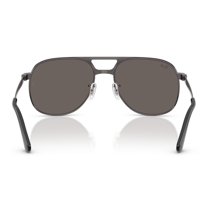 Lentes De Sol Ray-Ban RB3793 Bill Max Gunmetal Dark Grey Gris/Gris