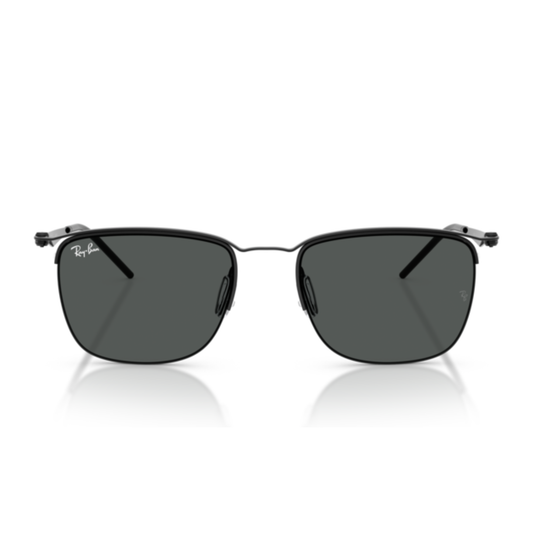 Lentes De Sol Ray-Ban RB8550 Black Dark Grey Gris/Negro