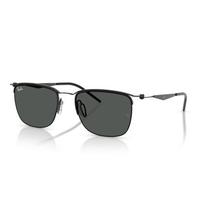 Lentes De Sol Ray-Ban RB8550 Black Dark Grey Gris/Negro
