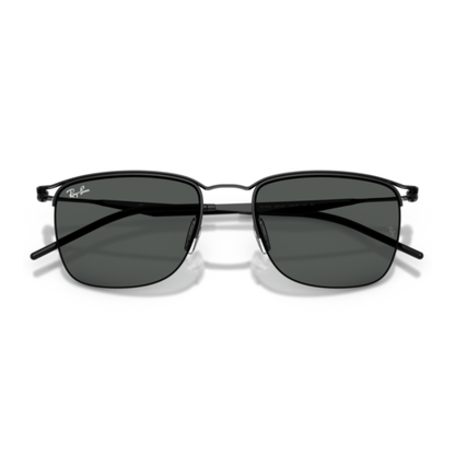 Lentes De Sol Ray-Ban RB8550 Black Dark Grey Gris/Negro