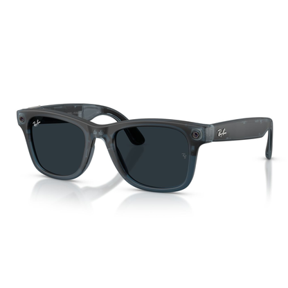 Lentes de sol Ray-Ban meta (Gen 3) Wayfarer Large Transitions Transp. Ocean
