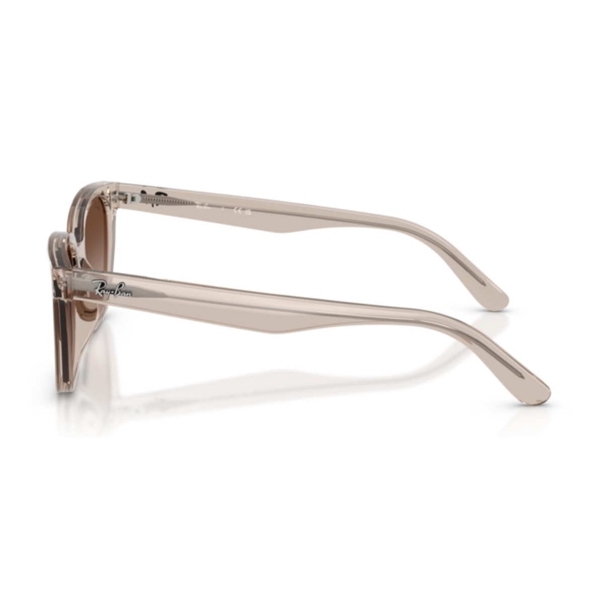 Lentes De Sol Ray-Ban RB2243D Transparent Light Brown Light Brown Gradient Dark Brown Café/Marrón