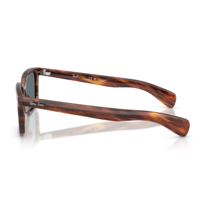 Lentes De Sol Ray-Ban RB2234 Brunel Striped Havana Dark Blue Polar Azul/Havana