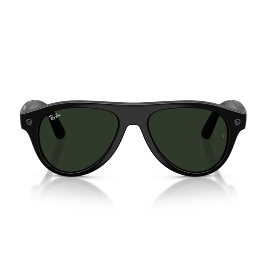 Lentes de sol Ray-Ban meta (Gen 3) Aviator Transitions Shiny Black