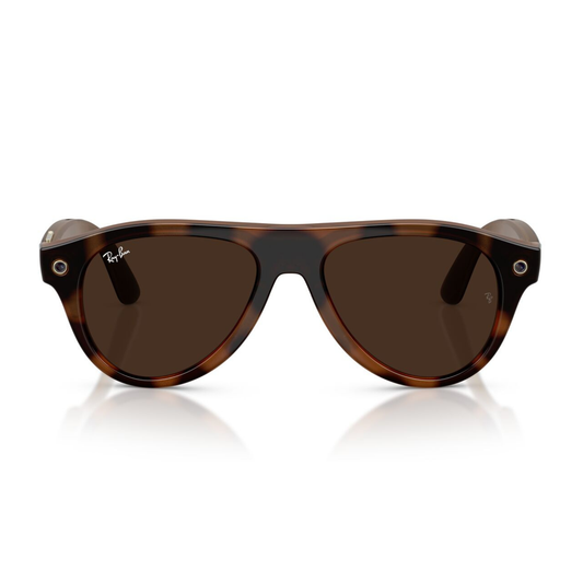 Lentes de sol Ray-Ban meta (Gen 3) Aviator Transitions Havana