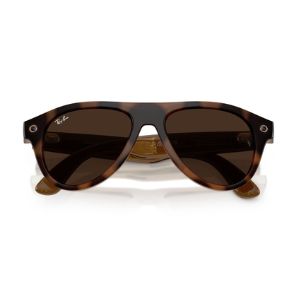 Lentes de sol Ray-Ban meta (Gen 3) Aviator Transitions Havana