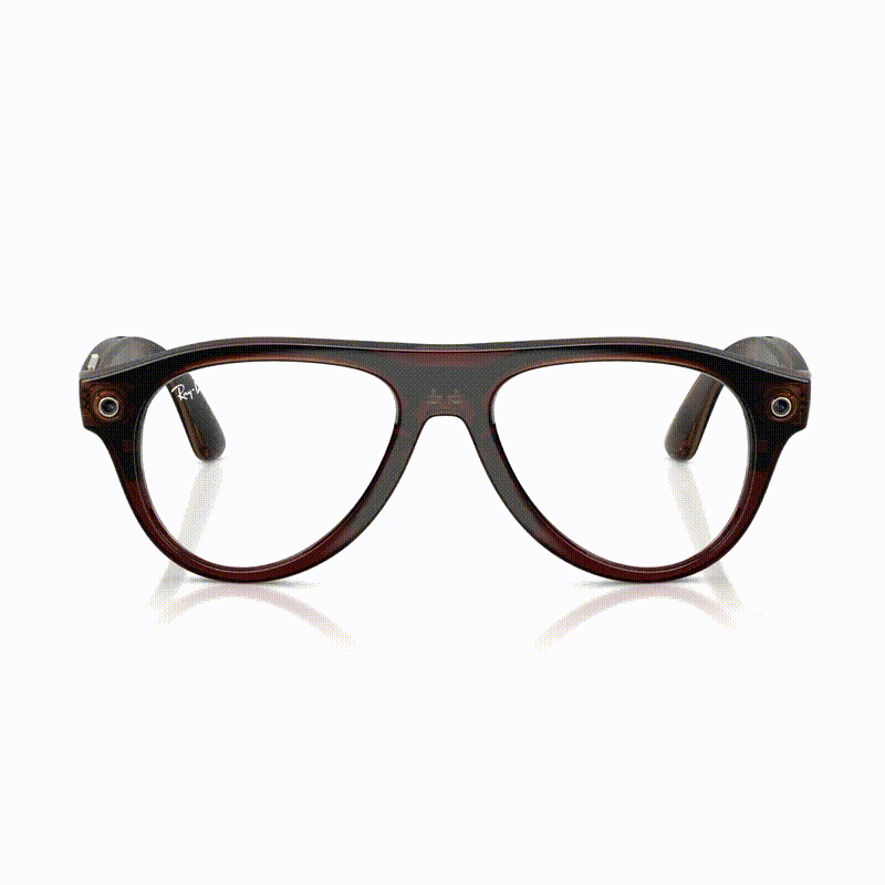 Lentes de sol Ray-Ban meta (Gen 3) Aviator Transitions Transp. Umber