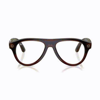 Lentes de sol Ray-Ban meta (Gen 3) Aviator Transitions Transp. Umber