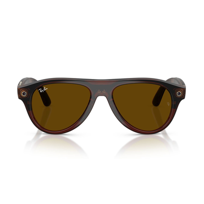 Lentes de sol Ray-Ban meta (Gen 3) Aviator Transitions Transp. Umber