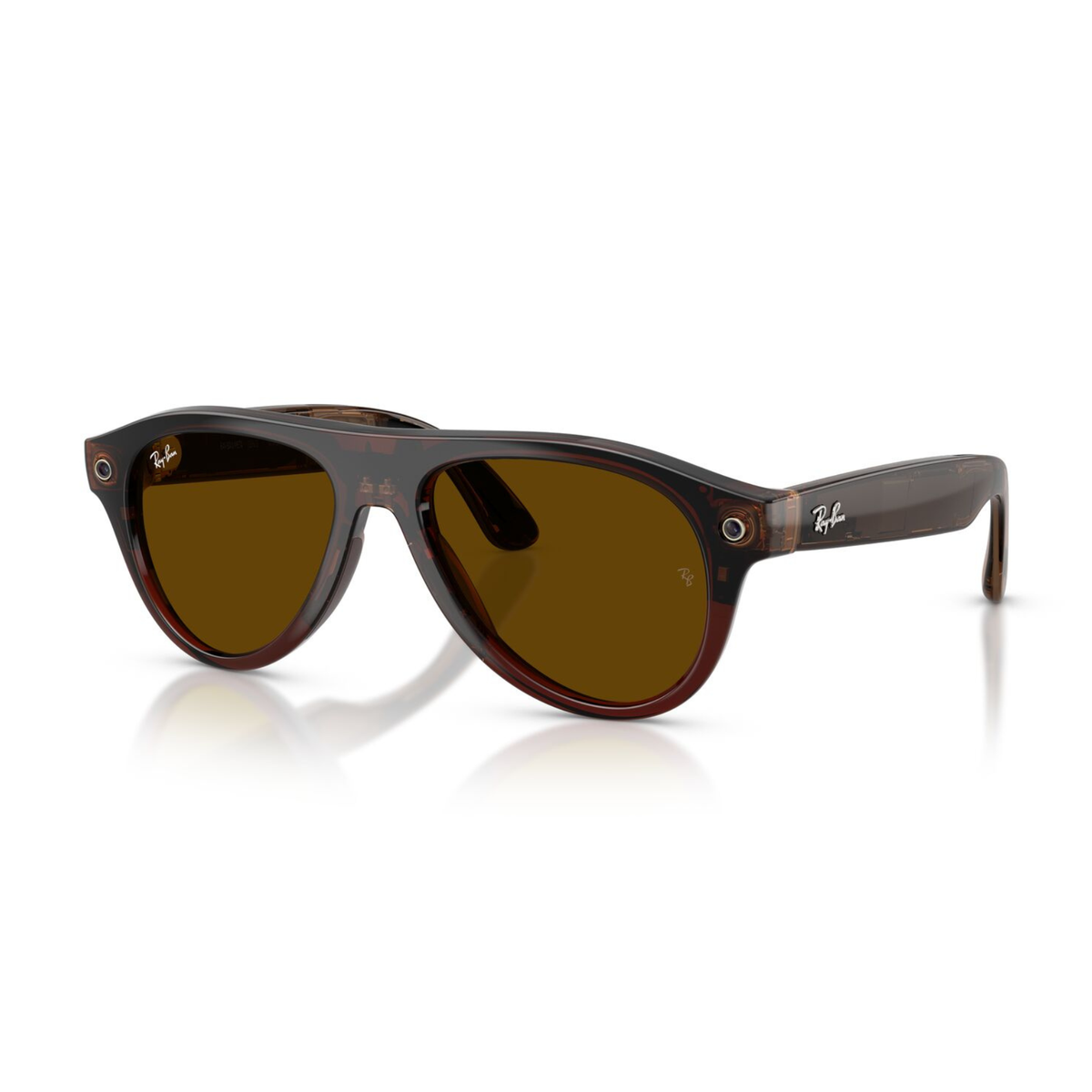 Lentes de sol Ray-Ban meta (Gen 3) Aviator Transitions Transp. Umber