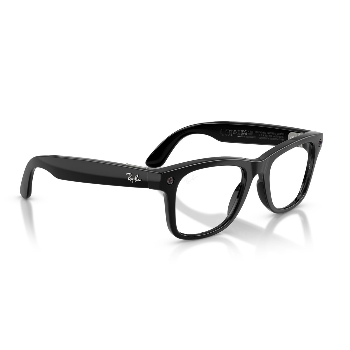 Lentes de sol Ray-Ban meta (Gen 3) Wayfarer Transitions Shiny Black