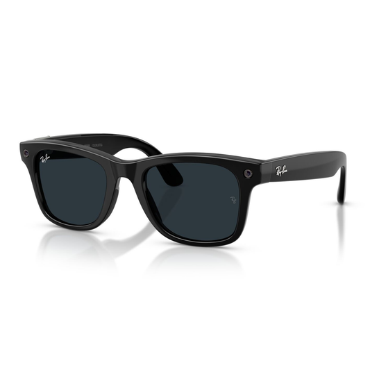 Lentes de sol Ray-Ban meta (Gen 3) Wayfarer Transitions Shiny Black