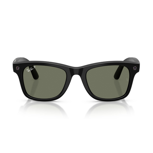 Lentes de sol Ray-Ban meta (Gen 3) Wayfarer Polarizado Shiny Black