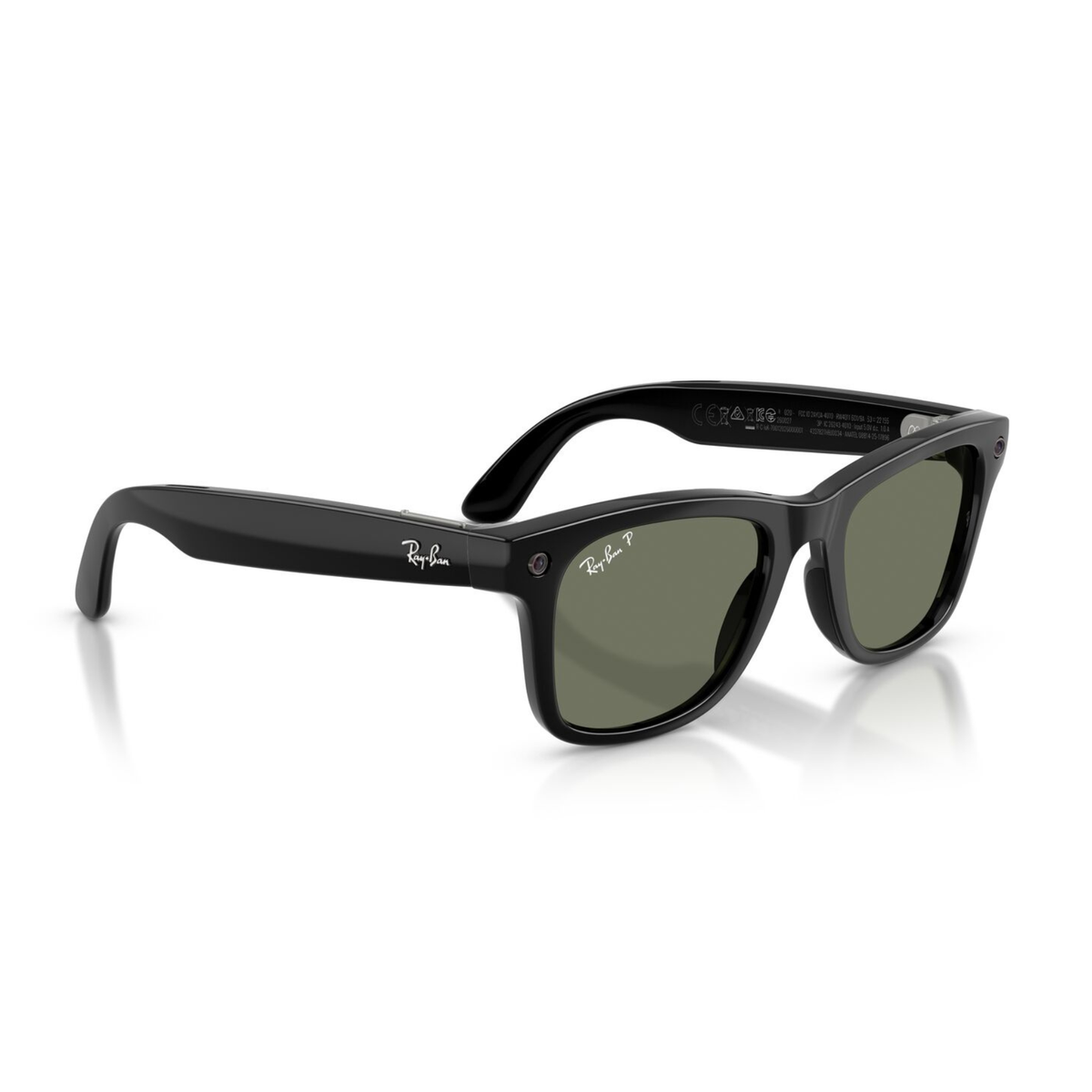Lentes de sol Ray-Ban meta (Gen 3) Wayfarer Polarizado Shiny Black