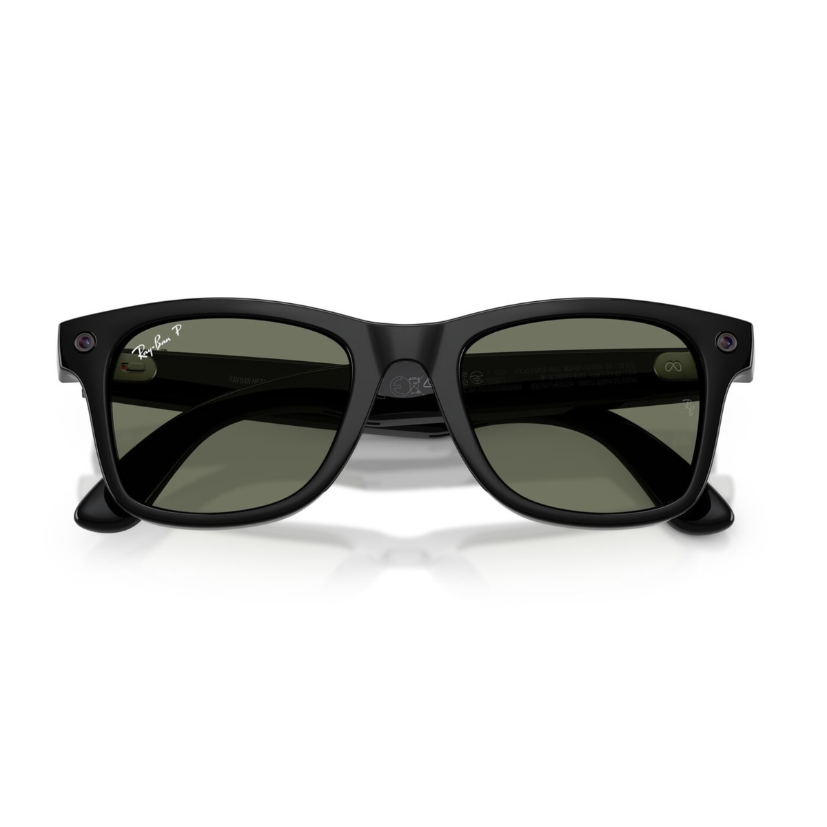 Lentes de sol Ray-Ban meta (Gen 3) Wayfarer Polarizado Shiny Black