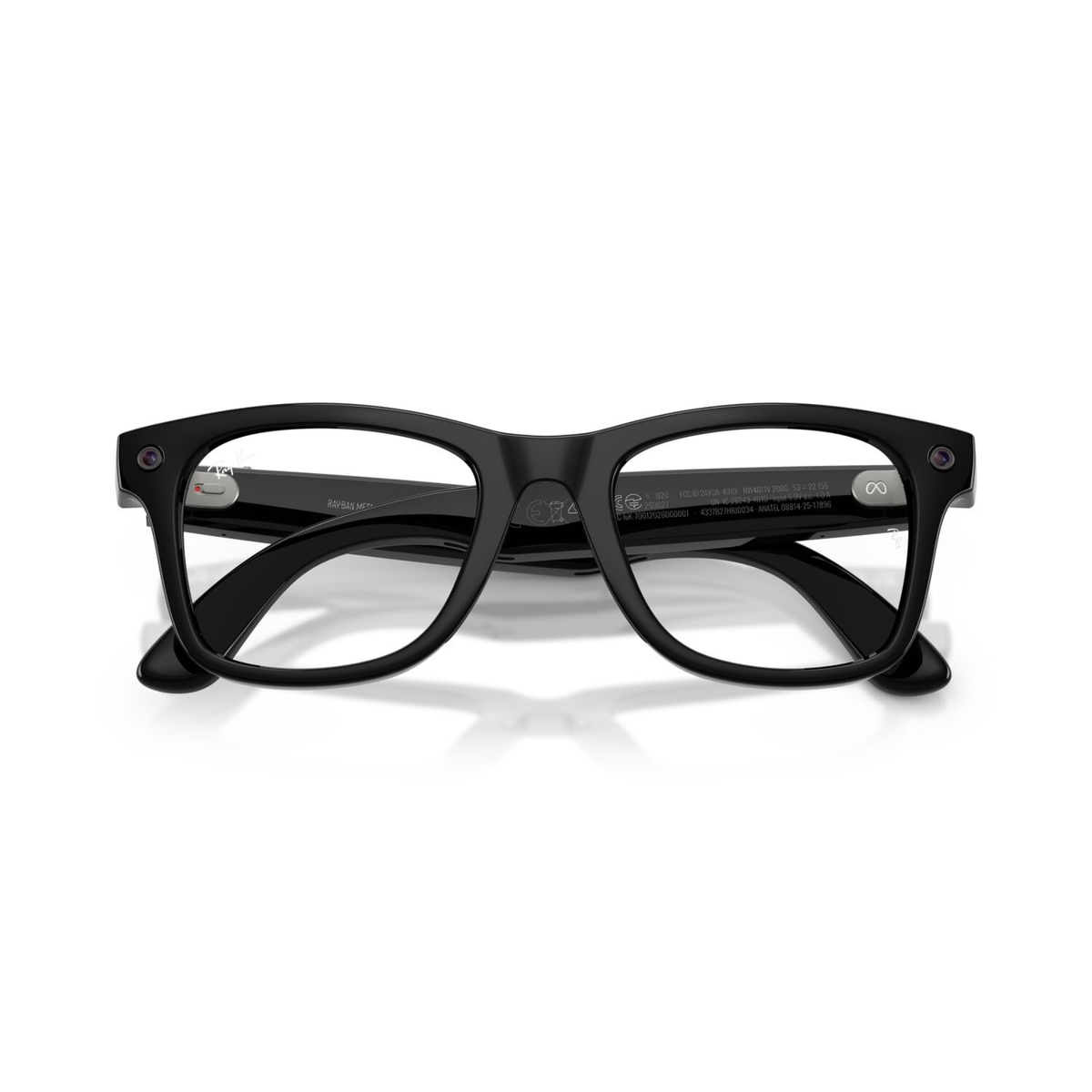 Lentes oftálmicos Ray-Ban meta (Gen 3) Wayfarer Negro