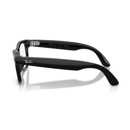 Lentes oftálmicos Ray-Ban meta (Gen 3) Wayfarer Negro