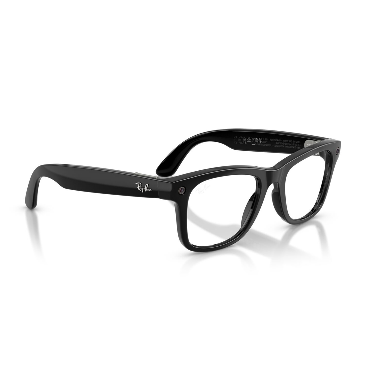 Lentes oftálmicos Ray-Ban meta (Gen 3) Wayfarer Negro