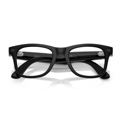 Lentes oftálmicos Ray-Ban meta (Gen 3) Wayfarer Negro