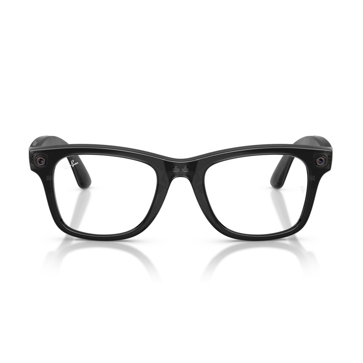 Lentes oftálmicos Ray-Ban meta (Gen 3) Wayfarer Transparente negro