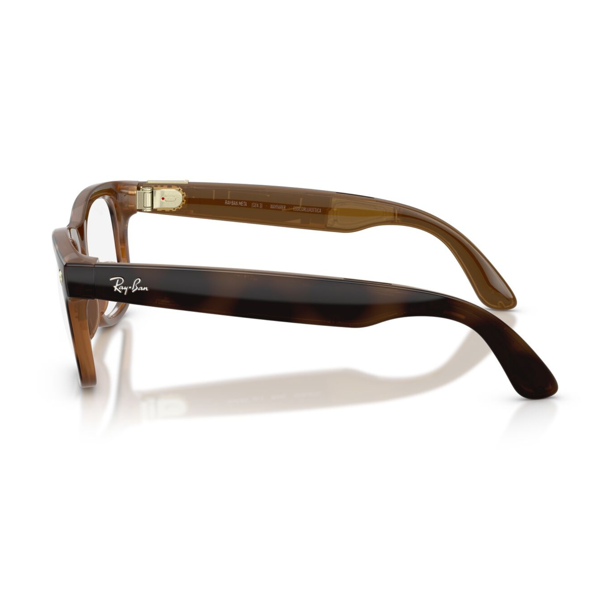 Lentes oftálmicos Ray-Ban meta (Gen 3) Wayfarer Havana