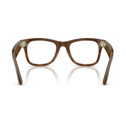 Lentes oftálmicos Ray-Ban meta (Gen 3) Wayfarer Havana