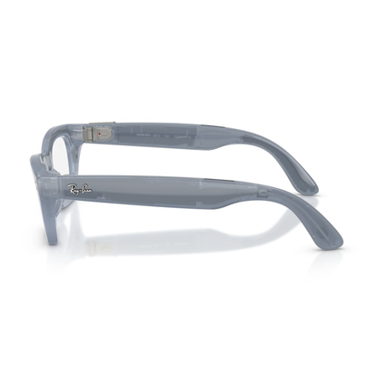 Lentes oftálmicos Ray-Ban meta (Gen 3) Zena Milky Grey Lilac