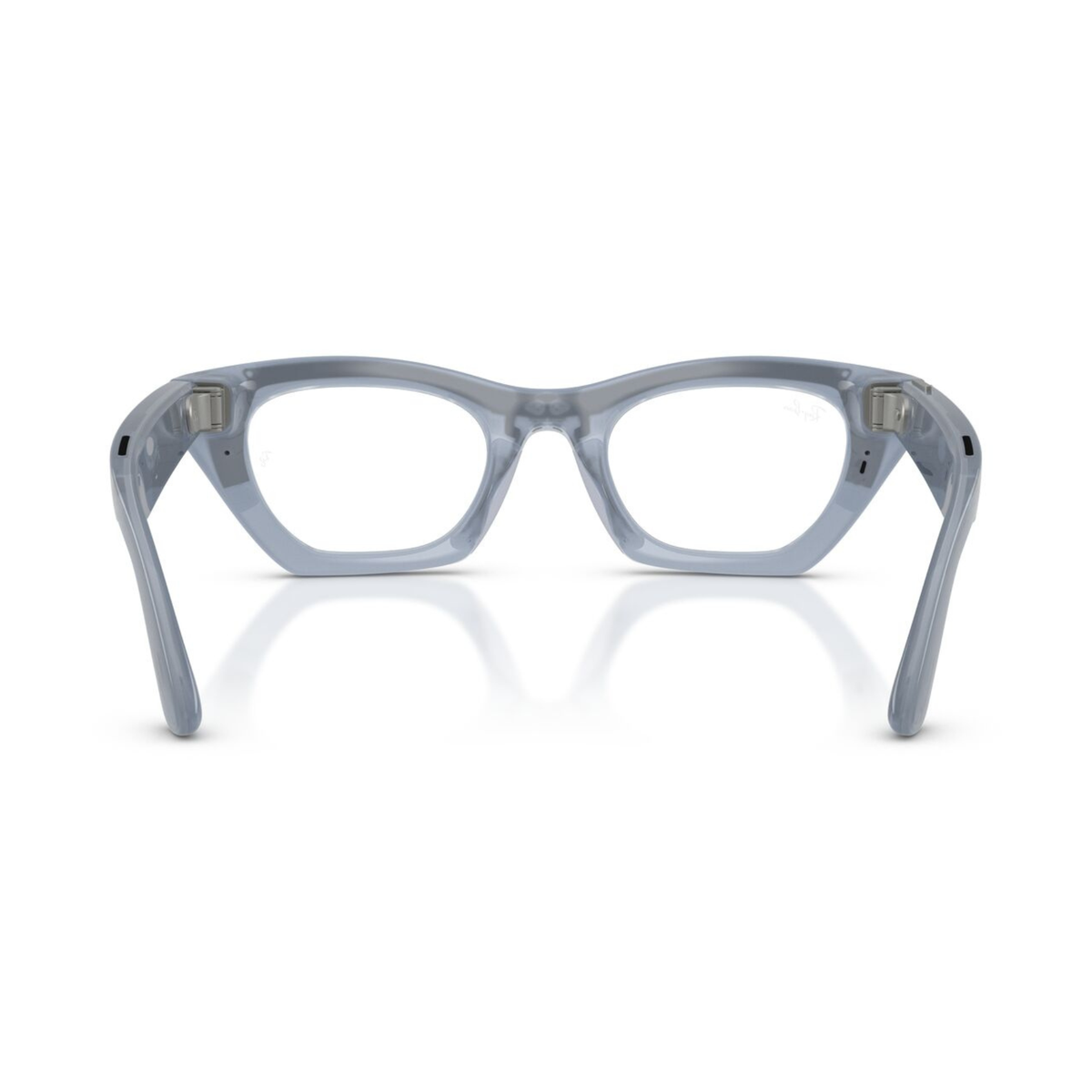 Lentes oftálmicos Ray-Ban meta (Gen 3) Zena Milky Grey Lilac