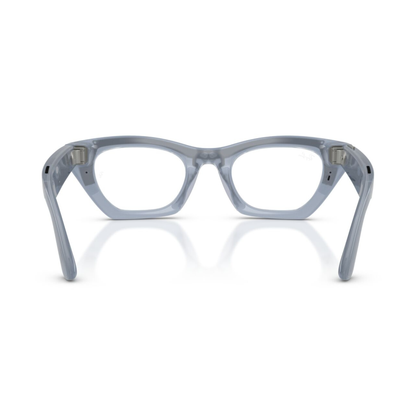 Lentes oftálmicos Ray-Ban meta (Gen 3) Zena Milky Grey Lilac