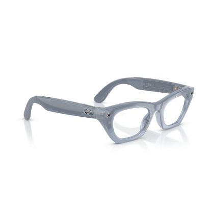 Lentes oftálmicos Ray-Ban meta (Gen 3) Zena Milky Grey Lilac