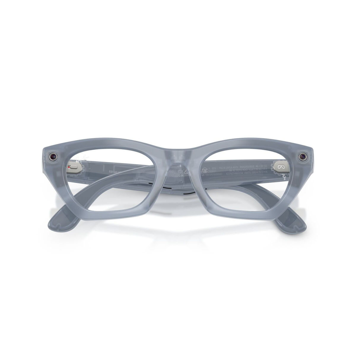 Lentes oftálmicos Ray-Ban meta (Gen 3) Zena Milky Grey Lilac