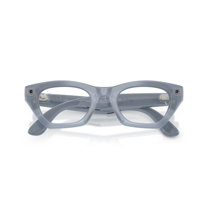 Lentes oftálmicos Ray-Ban meta (Gen 3) Zena Milky Grey Lilac