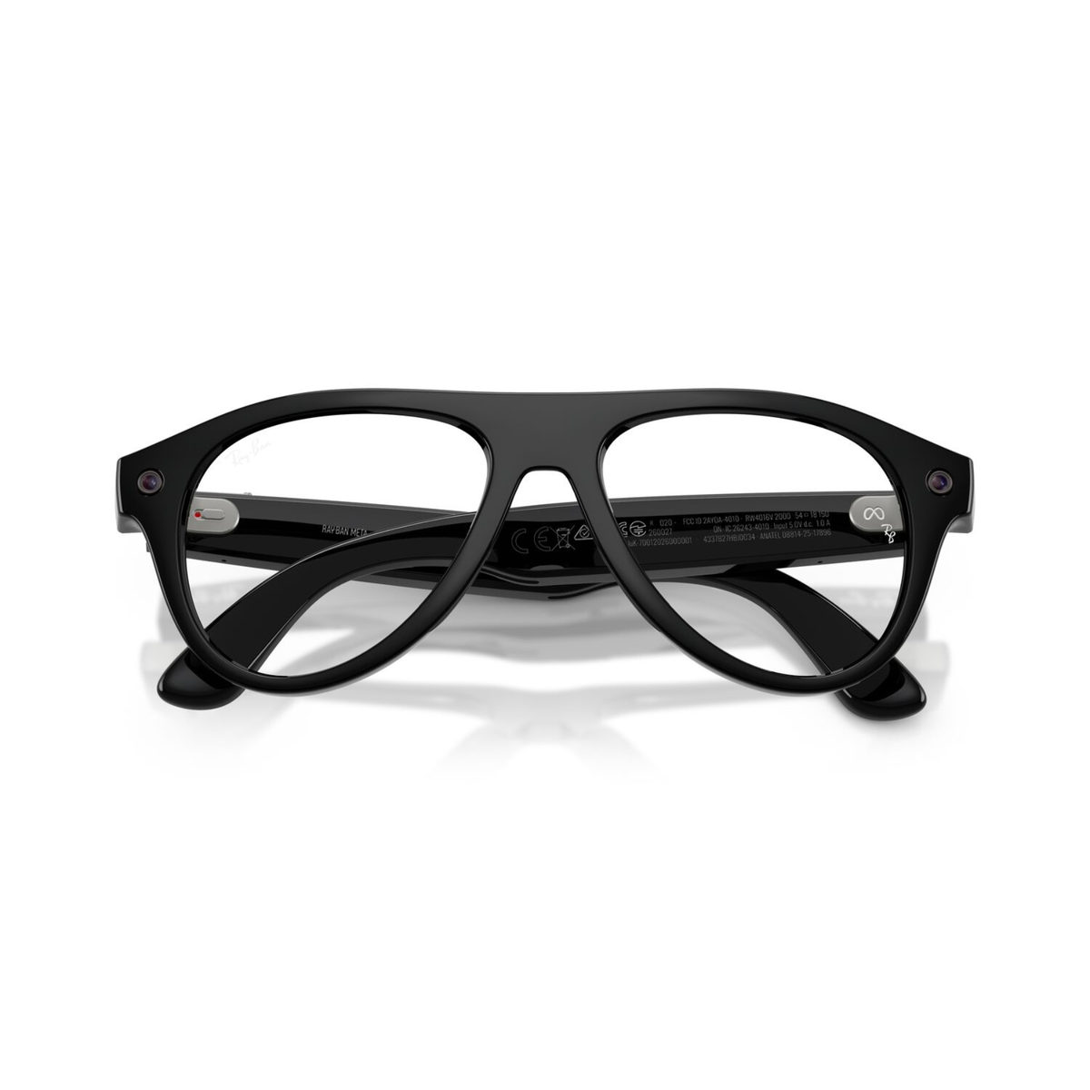 Lentes oftálmicos Ray-Ban meta (Gen 3) Aviator Negro
