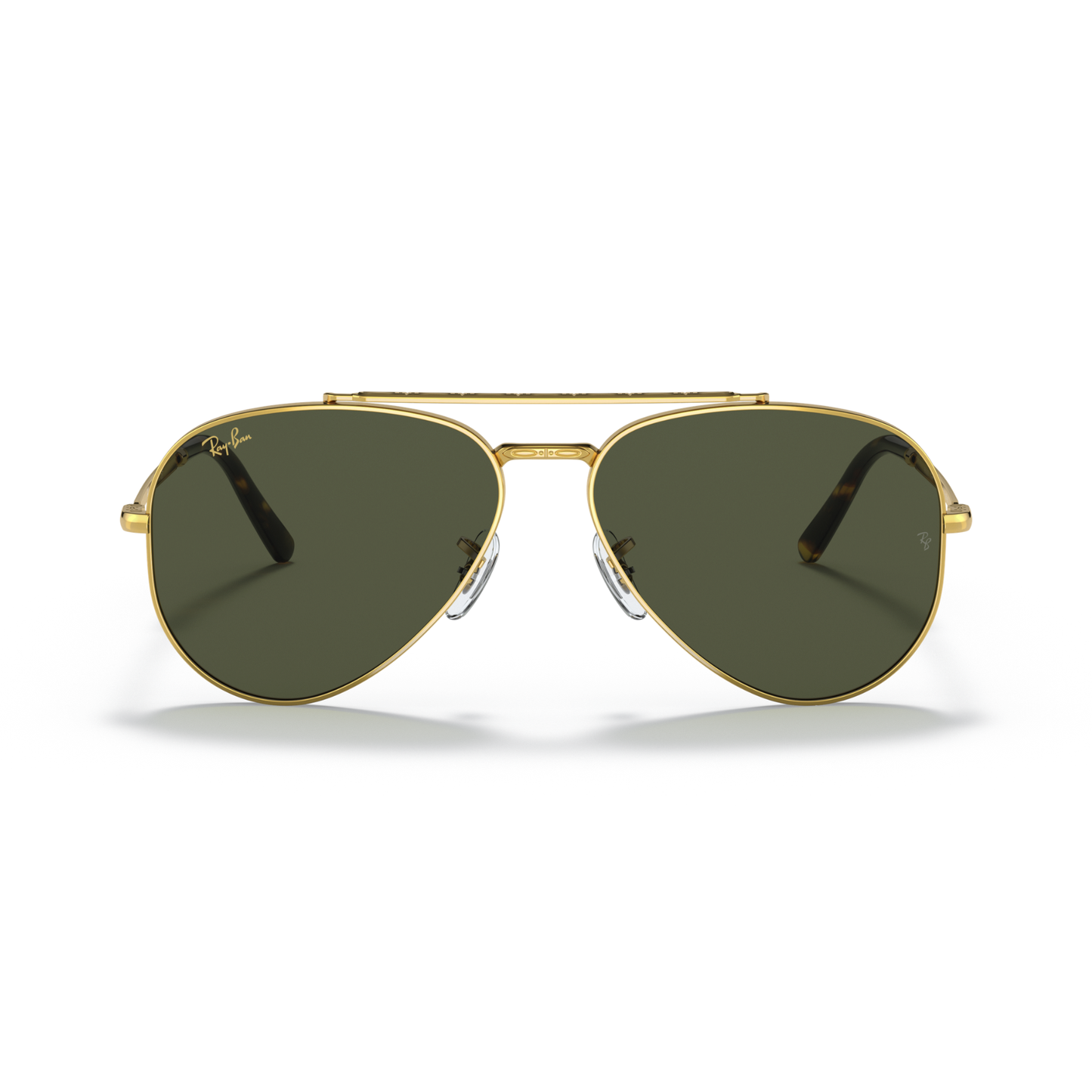 Lentes De Sol Ray-Ban RB3625 New Aviator Legend Verde/Dorado