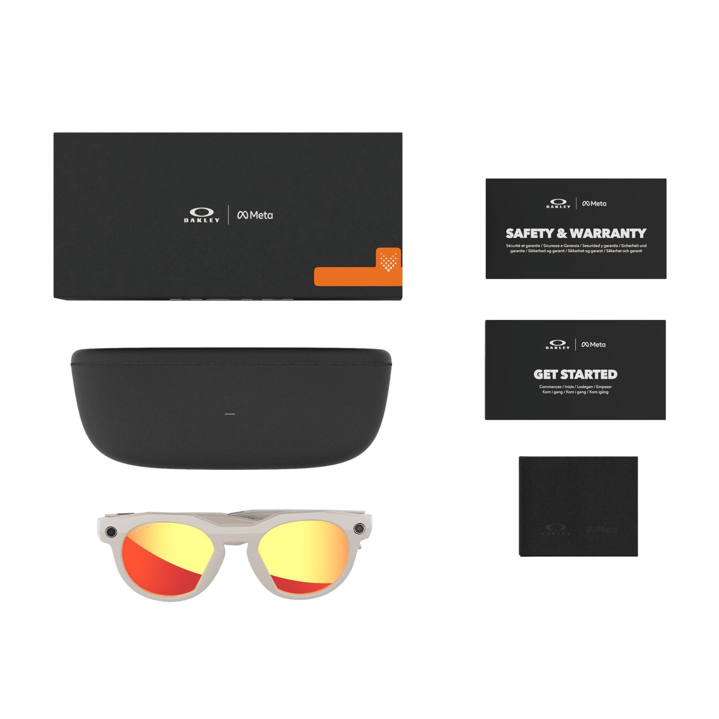 Lentes De Sol Oakley Meta 0OW8002 Hstn Rojo/Gris