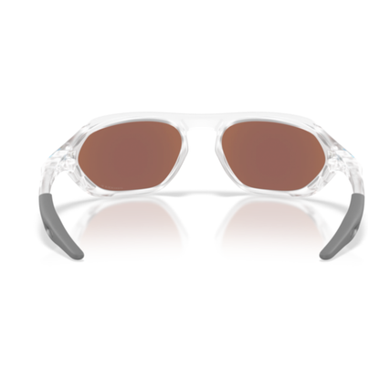 Lentes De Sol Oakley OO9537 Cage Jacket Matte Clear Prizm Deep Water Polarized Azul/Trasparente