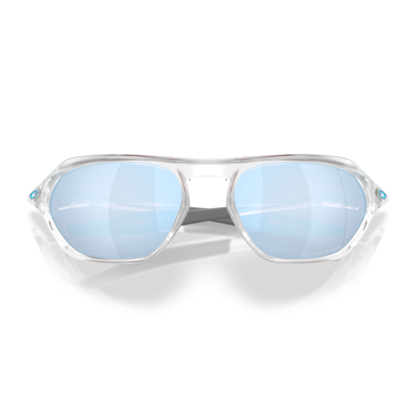 Lentes De Sol Oakley OO9537 Cage Jacket Matte Clear Prizm Deep Water Polarized Azul/Trasparente