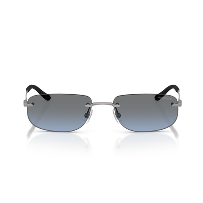 Lentes De Sol Arnette AN3096 Matte Gunmetal Blue Gradient Grey Gris Hombre Azul/Gris