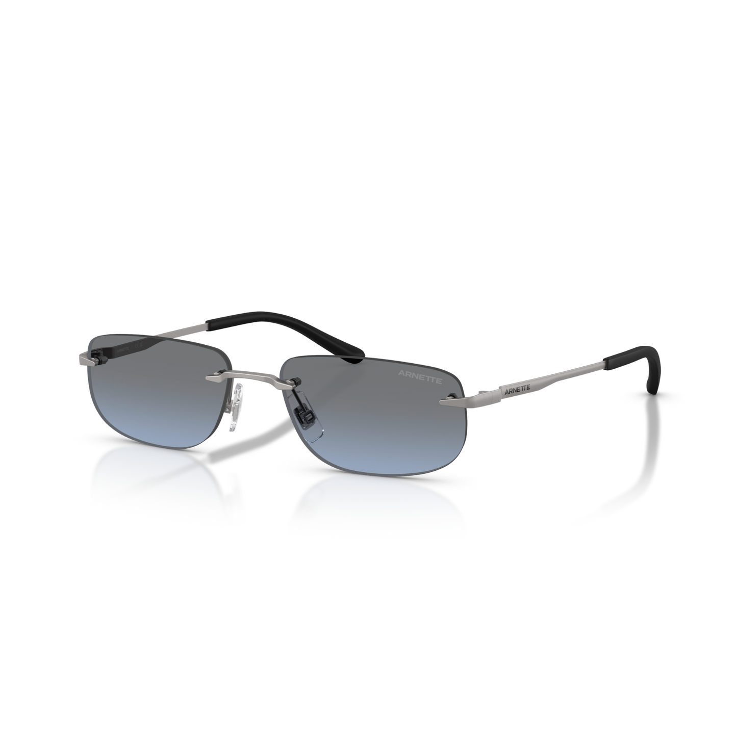 Lentes De Sol Arnette AN3096 Matte Gunmetal Blue Gradient Grey Gris Hombre Azul/Gris